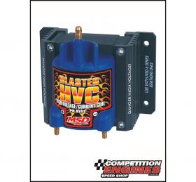 MSD-8252  MSD BLASTER HVC COIL TO SUIT 6 SERIES IGNITIONS, E-CORE, 42,000 VOLTS (BLUE)